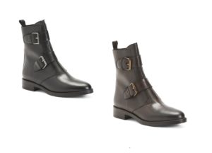 Image of sale on Leather Buckle Booties