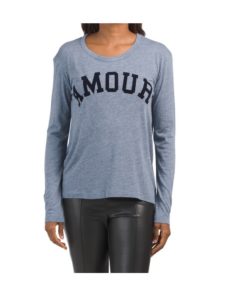 Image of sale on Long Sleeve Flocked Tee