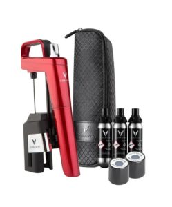 Image of sale on Six Wine Preservation System – Candy Apple Red Model