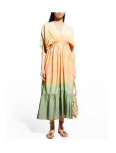 Image of sale on Venus Ombre V-neck Caftan