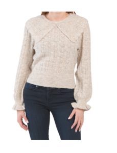 Image of sale on Safford Oversized Peter Pan Collar Sweater