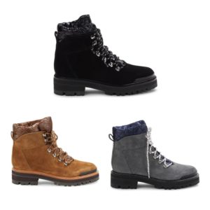 Image of sale on ​mlinnie Faux Suede Lug Boots
