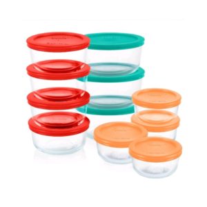 Image of sale on 22pc Glass Food Storage Container Set