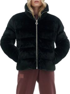 Image of sale on Marina Faux Fur Quilted Puffer Jacket