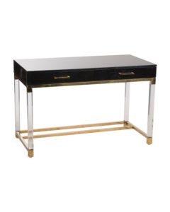 Image of sale on High Gloss 2 Drawers Writing Desk
