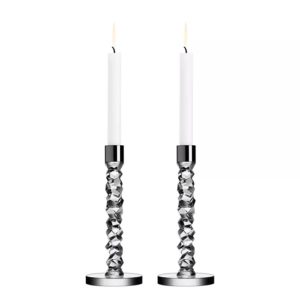 Image of sale on Orrefors Carat High Candlesticks, Pair