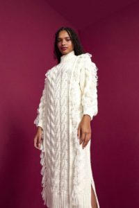 Image of sale on White Midi Sweater Dress