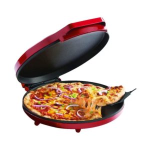 Image of sale on Betty Crocker Bc-2958cr 12 Inch Electric Countertop Pizza Maker Machine for Home, Red