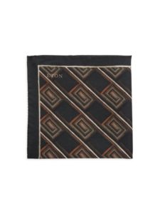 Image of sale on Geometric Silk Pocket Square