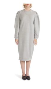 Image of sale on Brisa Long Sleeve Cotton Blend Sweater Dress
