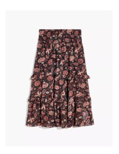 Image of sale on Ruffle Tiered Midi Skirt