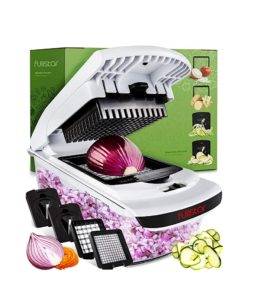 Image of sale on Vegetable Chopper - Spiralizer Vegetable Slicer - Onion Chopper with Container