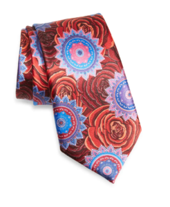 Image of sale on Quindici Floral Silk Tie