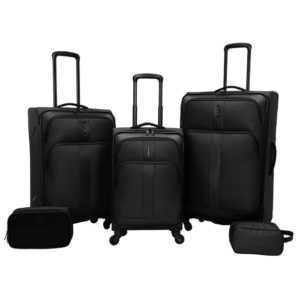 Image of sale on Skyline Softside Checked Spinner 5pc Luggage Set