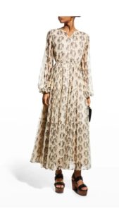 Image of sale on Josefina Button-front Maxi Dress