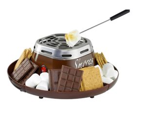 Image of sale on Electric S'mores Maker, Tabletop Indoor Machine with 4 Compartment Trays