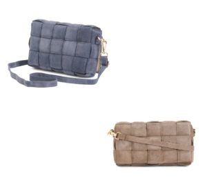 Image of sale on Suede Woven Padded Crossbody