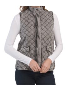 Image of sale on Quilted Button Front Vest