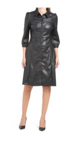Image of sale on Elbow Sleeve Button Down Midi Dress