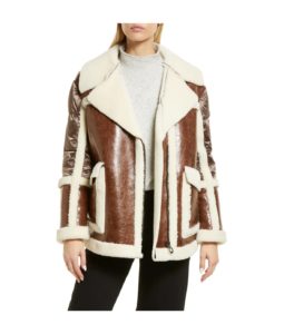 Image of sale on Raelynn Mixed Media Faux Fur Jacket