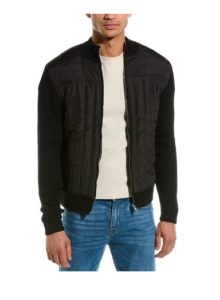 Image of sale on Mock Neck Front Quilted Zip-up Jacket
