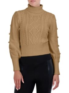 Image of sale on Cable Knit Turtleneck Sweater