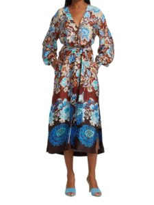 Image of sale on Vah Floral Belted Dress
