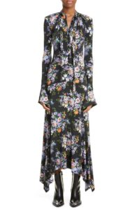 Image of sale on Floral Long Sleeve Midi Dress