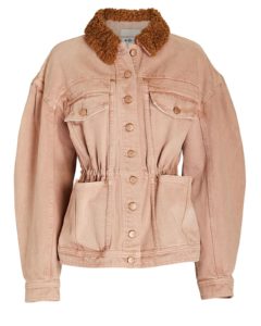Image of sale on The Odette Puff-sleeve Denim Jacket