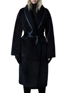 Image of sale on Hanna Reversible Leather & Shearling Coat $450 Gift Card with Purchase!
