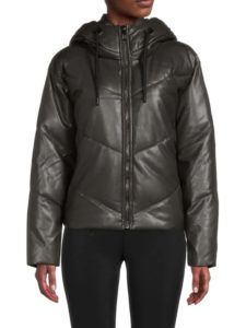 Image of sale on Leo Quilted Zip Front Puffer Jacket
