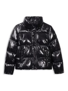 Image of sale on Girl’s Stand Collar Puffer Jacket