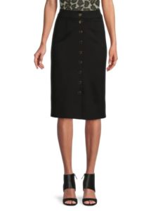 Image of sale on Slim Straight Midi Skirt