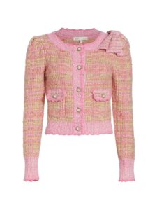 Image of sale on Chantria Cropped Tweed Cardigan