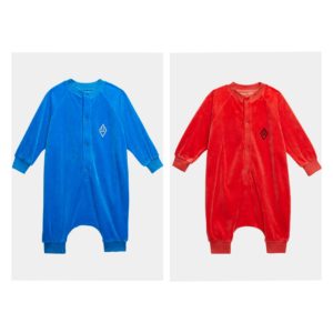 Image of sale on Kid’s Lamb Logo-print Jumpsuit, Size 6m-18m
