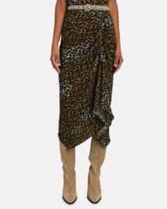 Image of sale on Azaria Printed Midi Skirt