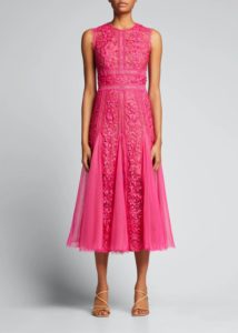 Image of sale on Megan Lace Midi Dress