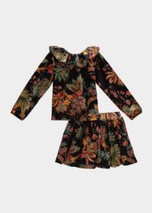 Image of sale on Girl’s Floral-print Two-piece Set, Size 2-8
