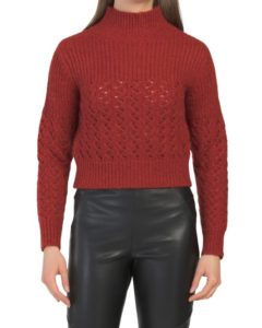 Image of sale on Chainette Stitch Turtleneck Sweater