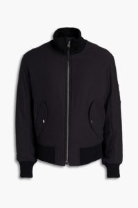 Image of sale on Buckle-detailed Cotton-twill Bomber Jacket