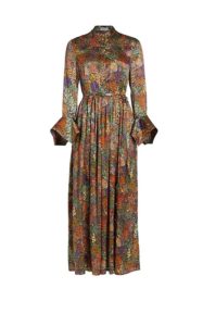 Image of sale on Silk Satin Button-front Dress Size 12