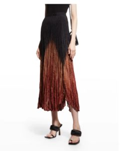Image of sale on Smith Crinkled Ombre Maxi Skirt