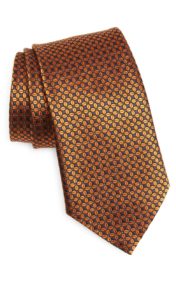 Image of sale on Quadri Colorati Neat Floral Silk Tie