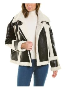 Image of sale on Sherpa-lined Jacket