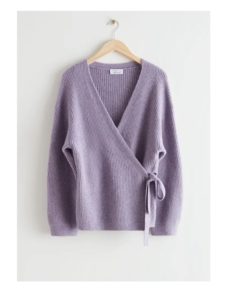 Image of sale on Rib Knit Wrap Cardigan