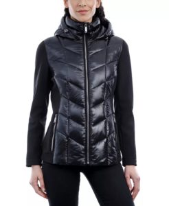 Image of sale on Women’s Mixed-media Hooded Raincoat