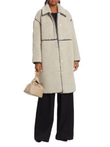 Image of sale on Reversible Faux Shearling Coat