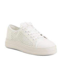 Image of sale on Platform Crochet Lace Up Sneakers