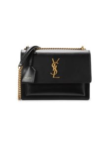 Image of sale on Logo Leather Shoulder Bag