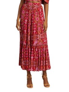 Image of sale on Murphy Tiered Midi-skirt